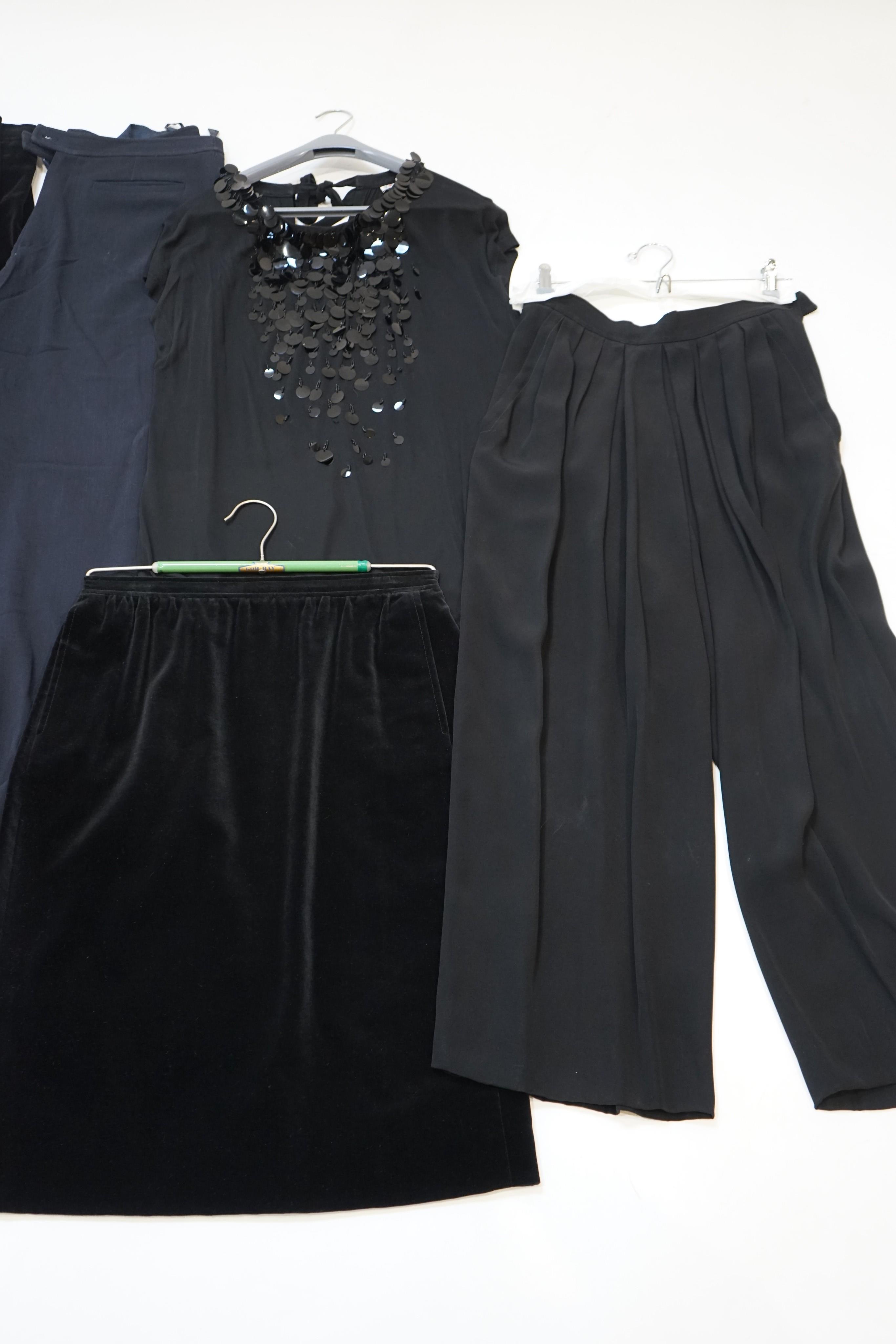 A selection of Yves Saint Laurent Ladies skirts and trousers sizes IT 40-46